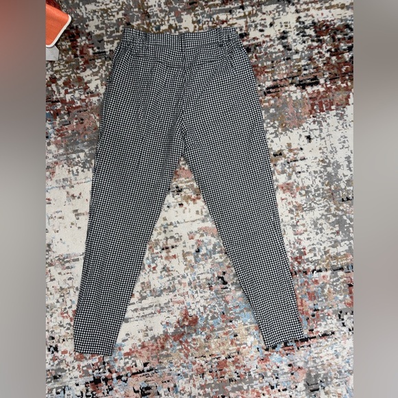 Silence and Noise Black and White Plaid Checkered Pants - Picture 2 of 3
